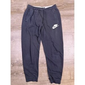 Nike Women's Joggers Casual Pants Fleece Black Cotton Blend CI1196-010 Size M